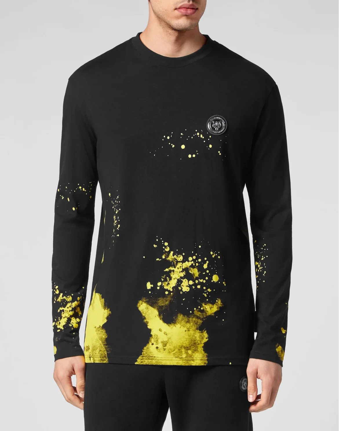 T-shirt Round Neck LS Tiger, цвет: Желтый