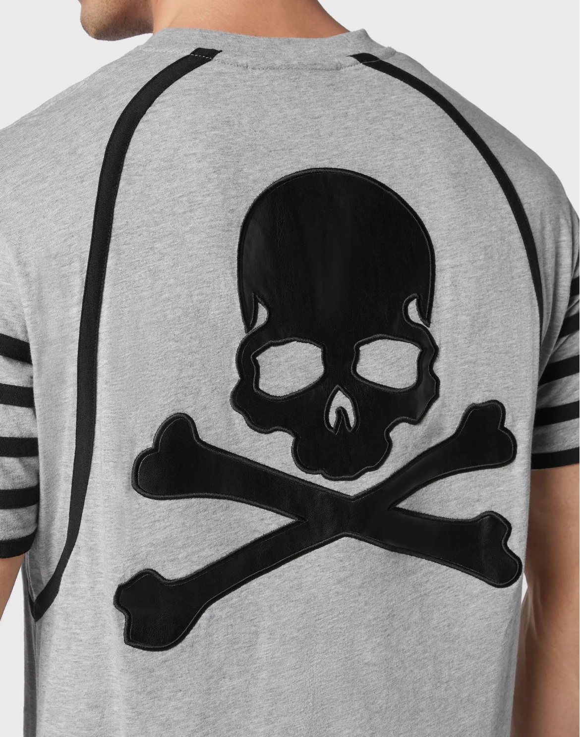 T-shirt Round Neck SS Skull&Bones, цвет: Серый