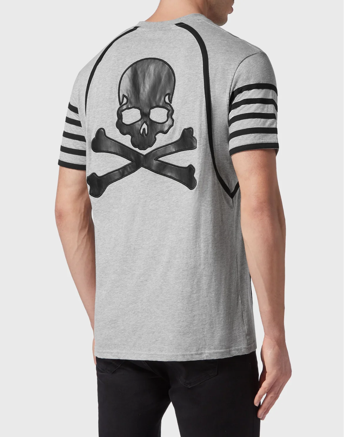 T-shirt Round Neck SS Skull&Bones, цвет: Серый