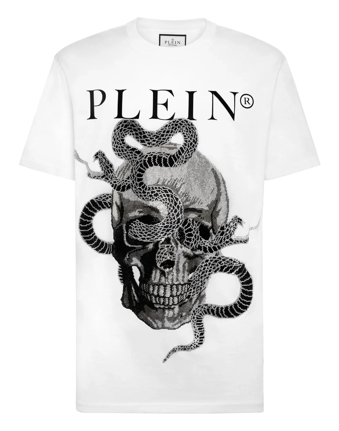T-shirt Round Neck SS Snake, цвет: Белый