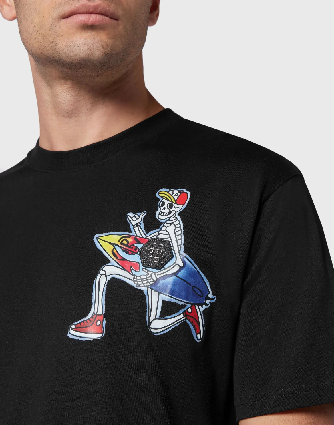 T-shirt Round Neck SS Hawaii, цвет: Черный