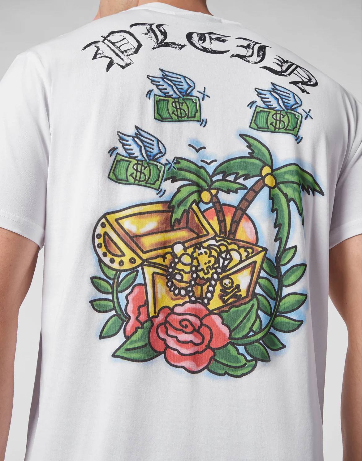 T-shirt Round Neck SS Hawaii, цвет: Белый