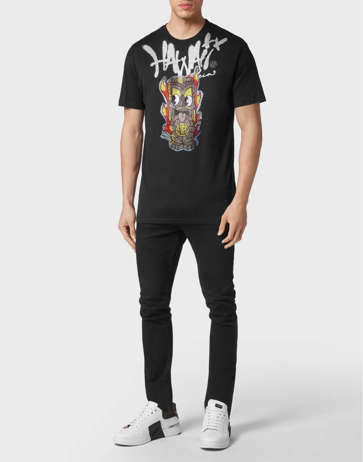 T-shirt Round Neck SS Hawaii, цвет: Черный