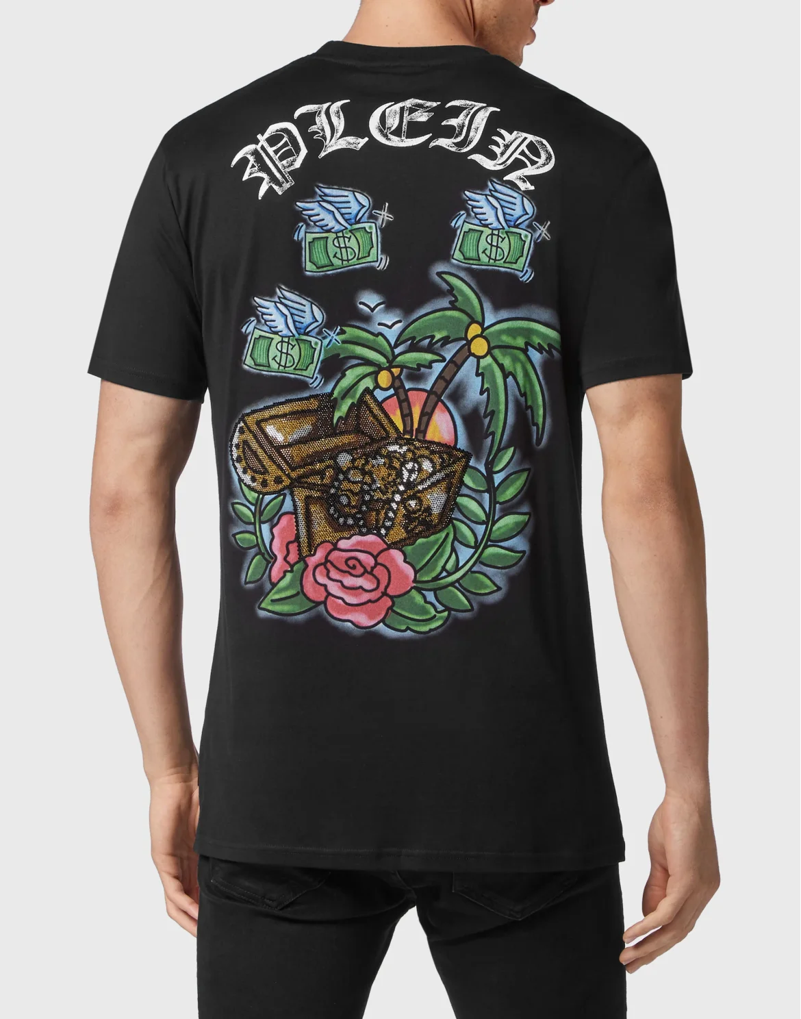 T-shirt Round Neck SS Hawaii, цвет: Черный