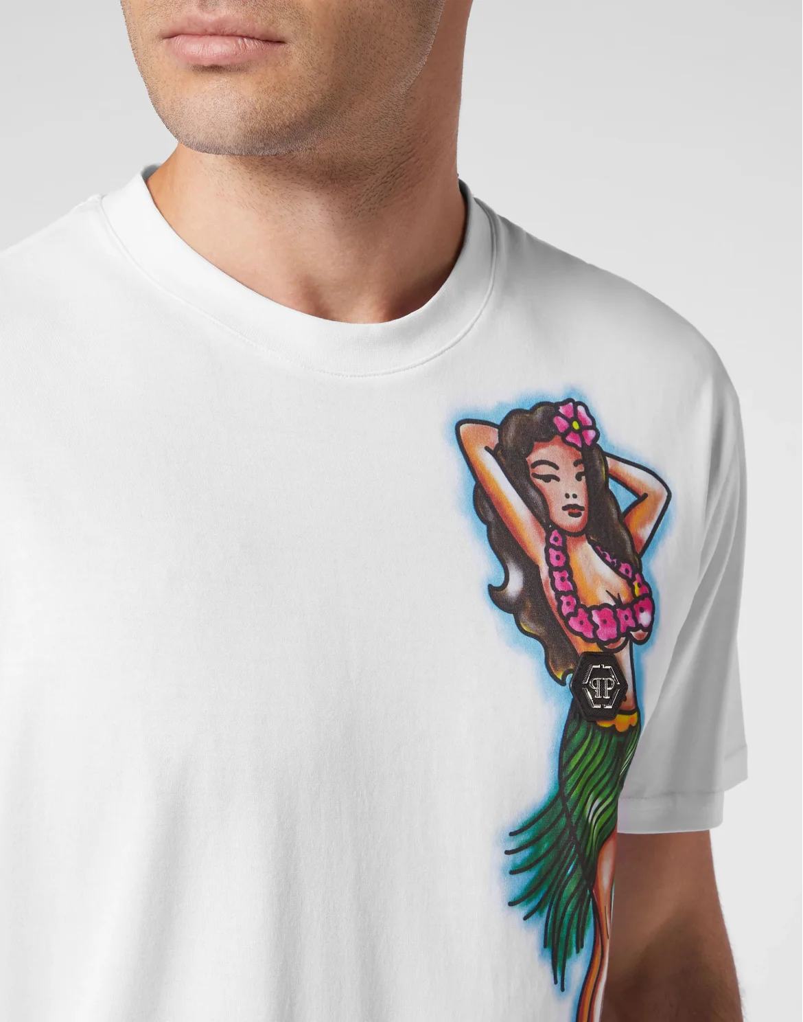 T-shirt Round Neck SS Hawaii, цвет: Белый