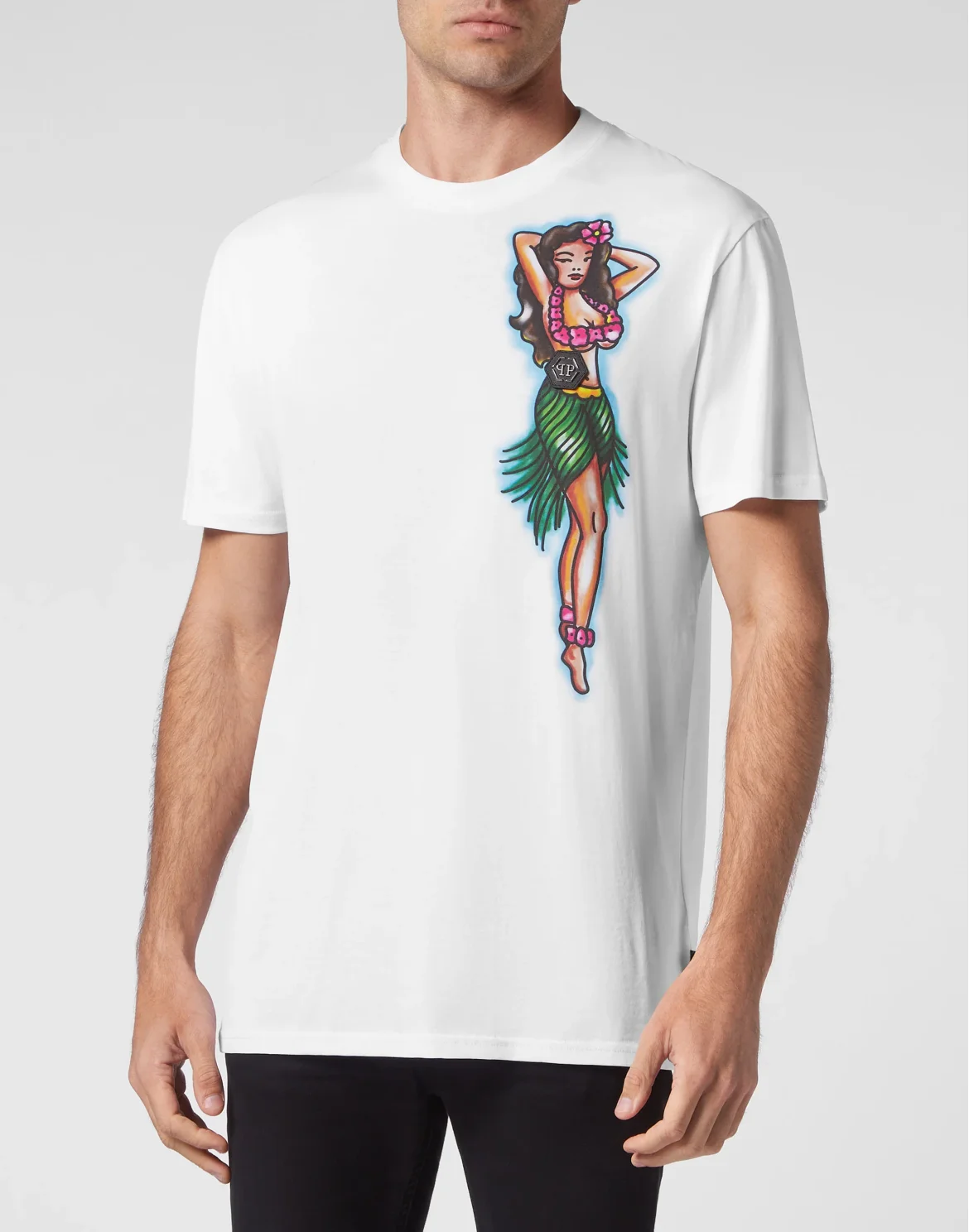 T-shirt Round Neck SS Hawaii, цвет: Белый