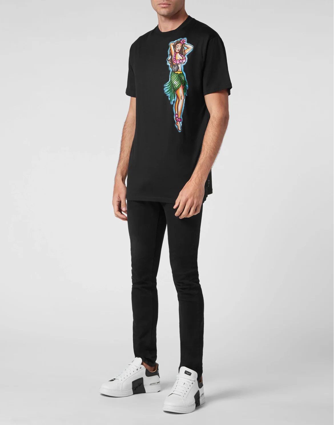T-shirt Round Neck SS Hawaii, цвет: Черный