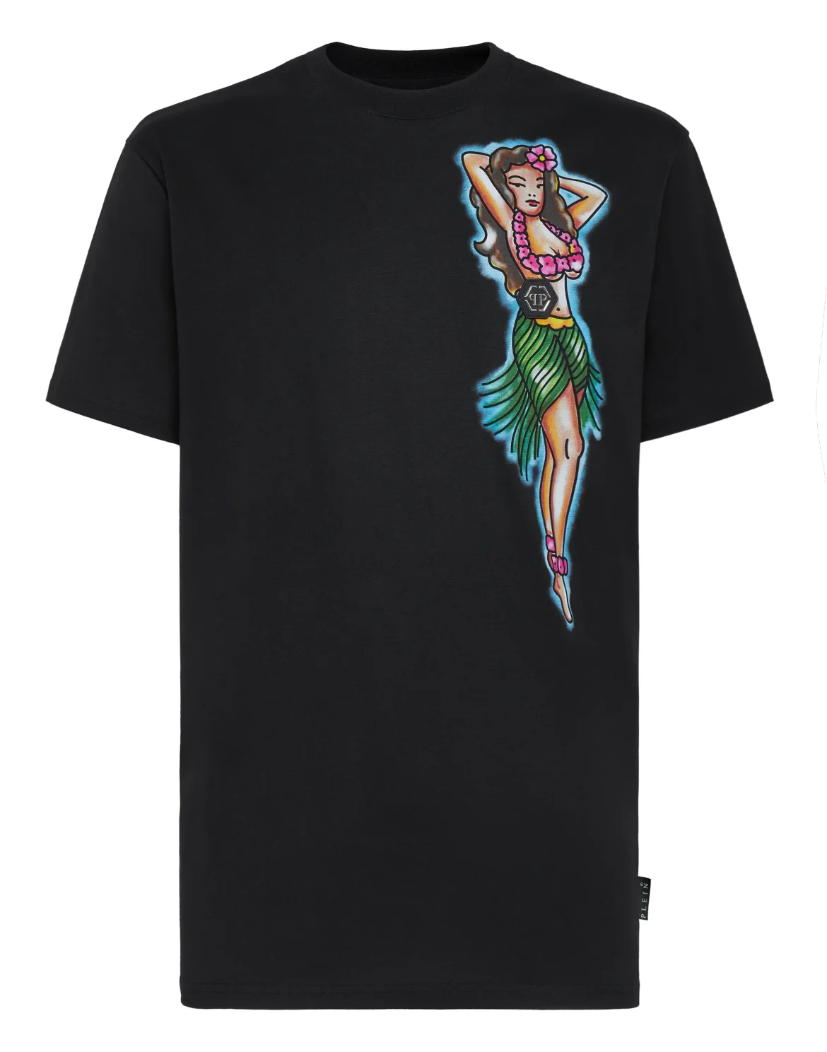 T-shirt Round Neck SS Hawaii, цвет: Черный