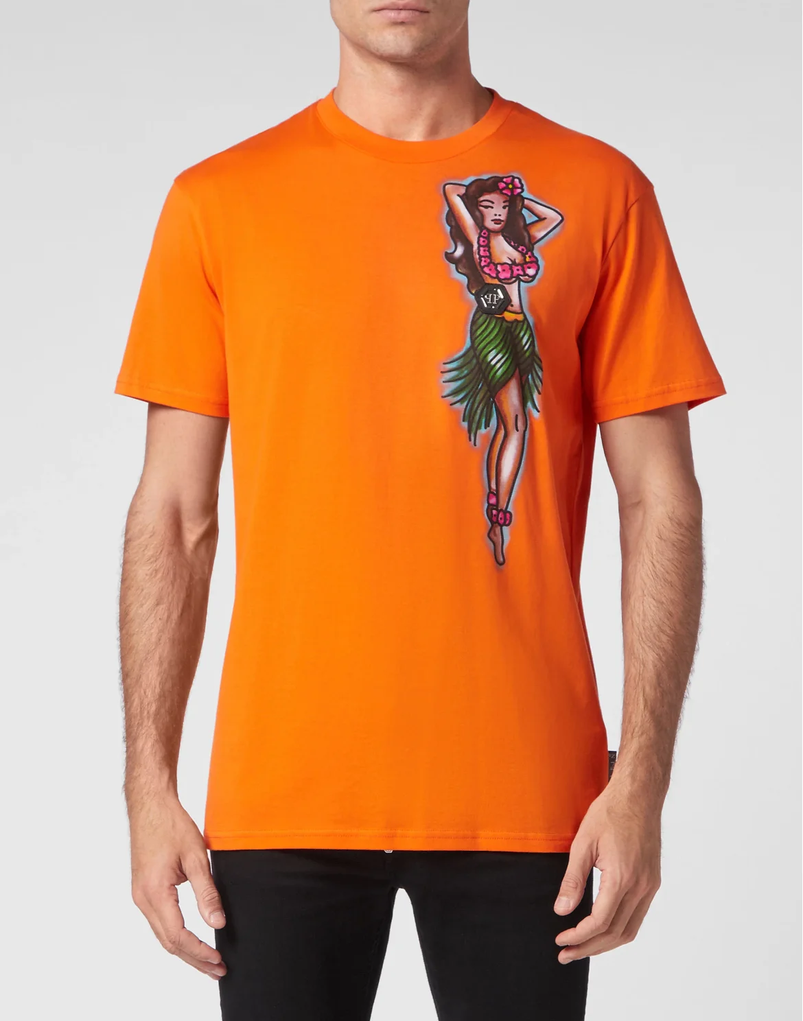 T-shirt Round Neck SS Hawaii, цвет: Оранжевый