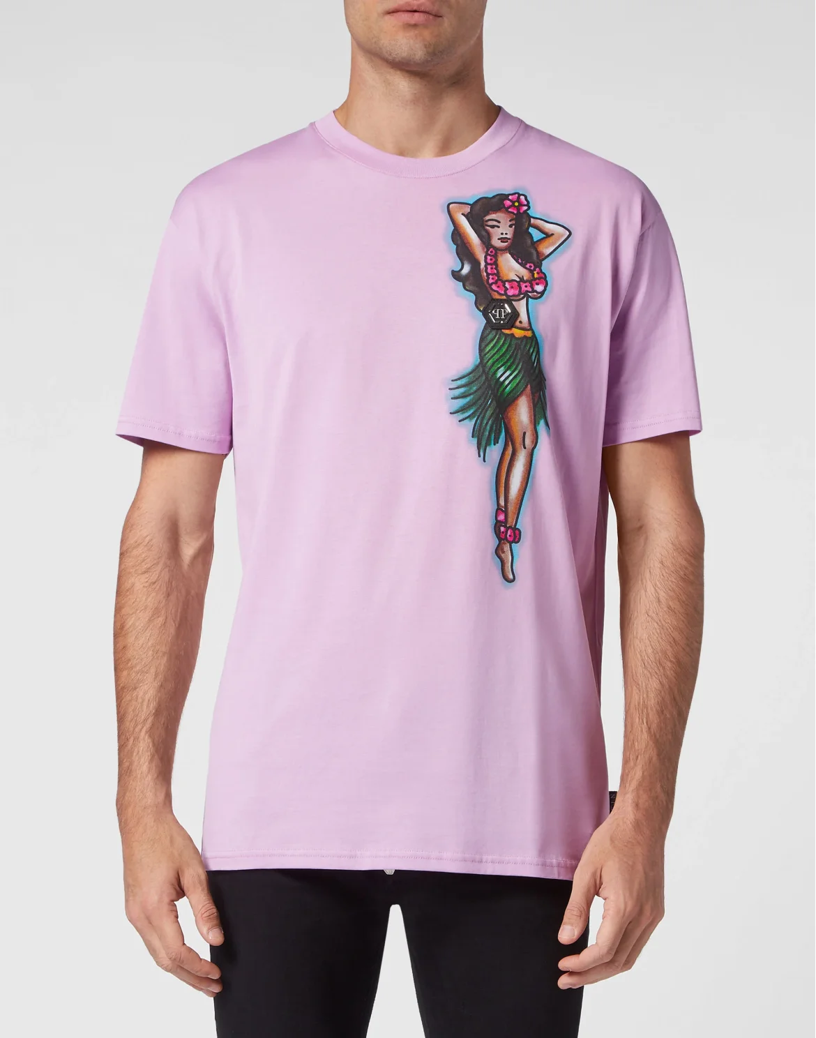 T-shirt Round Neck SS Hawaii, цвет: Розовый