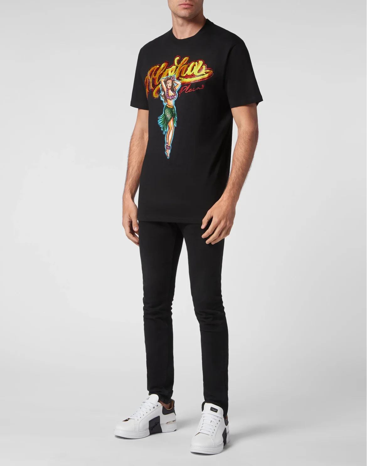 T-shirt Round Neck SS Hawaii, цвет: Черный