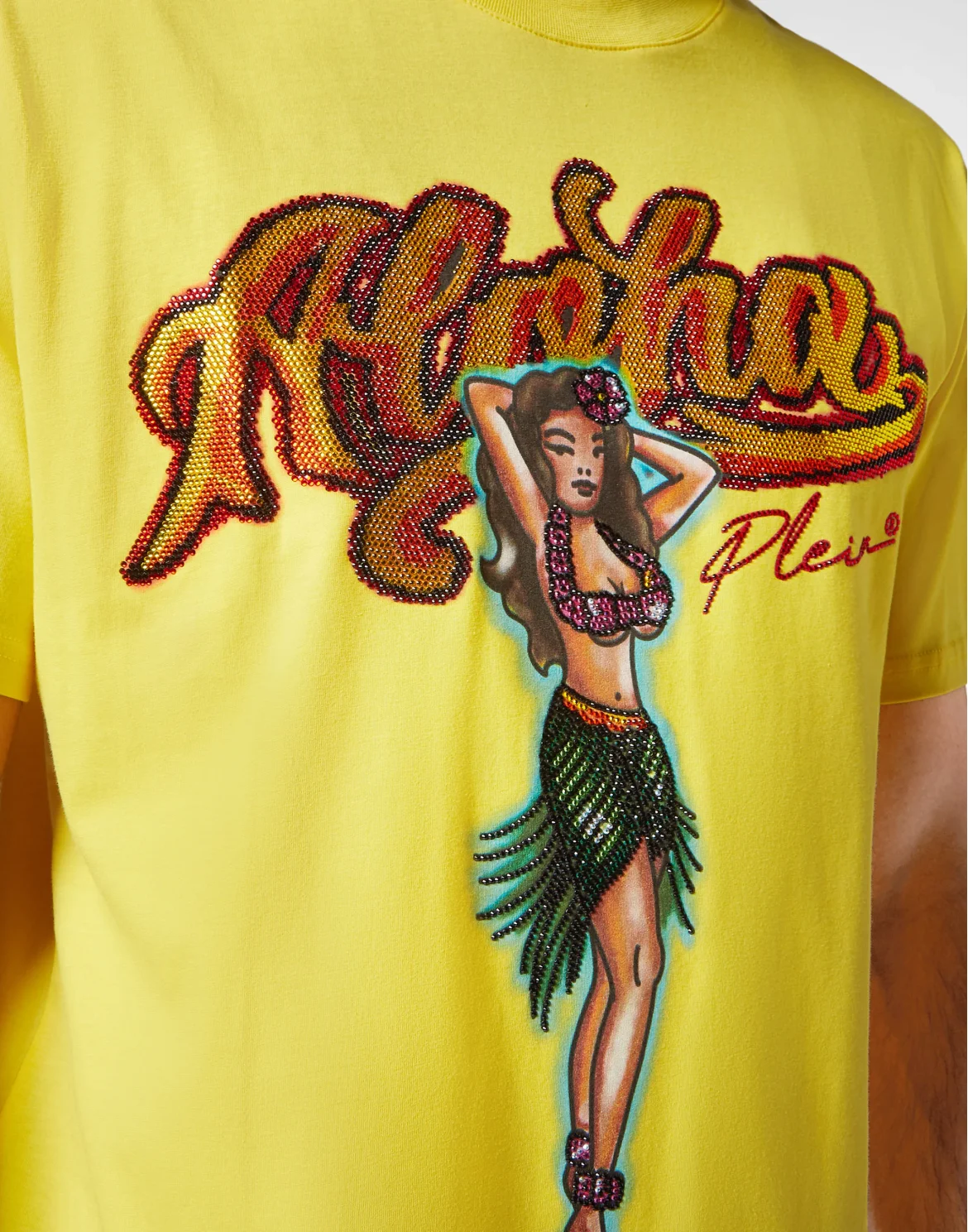 T-shirt Round Neck SS Hawaii, цвет: Желтый