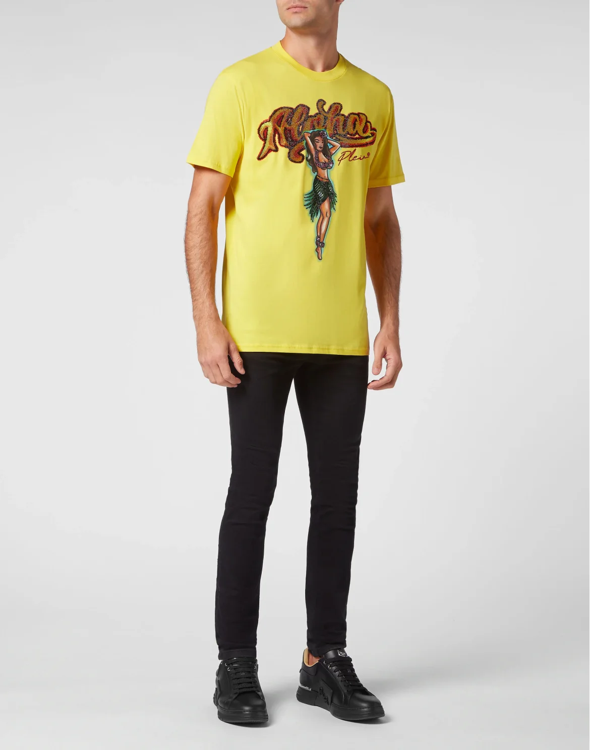 T-shirt Round Neck SS Hawaii, цвет: Желтый