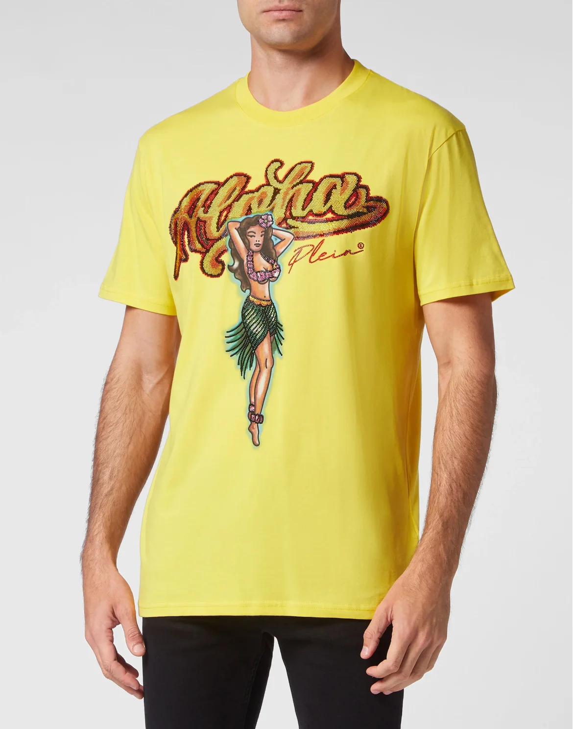 T-shirt Round Neck SS Hawaii, цвет: Желтый