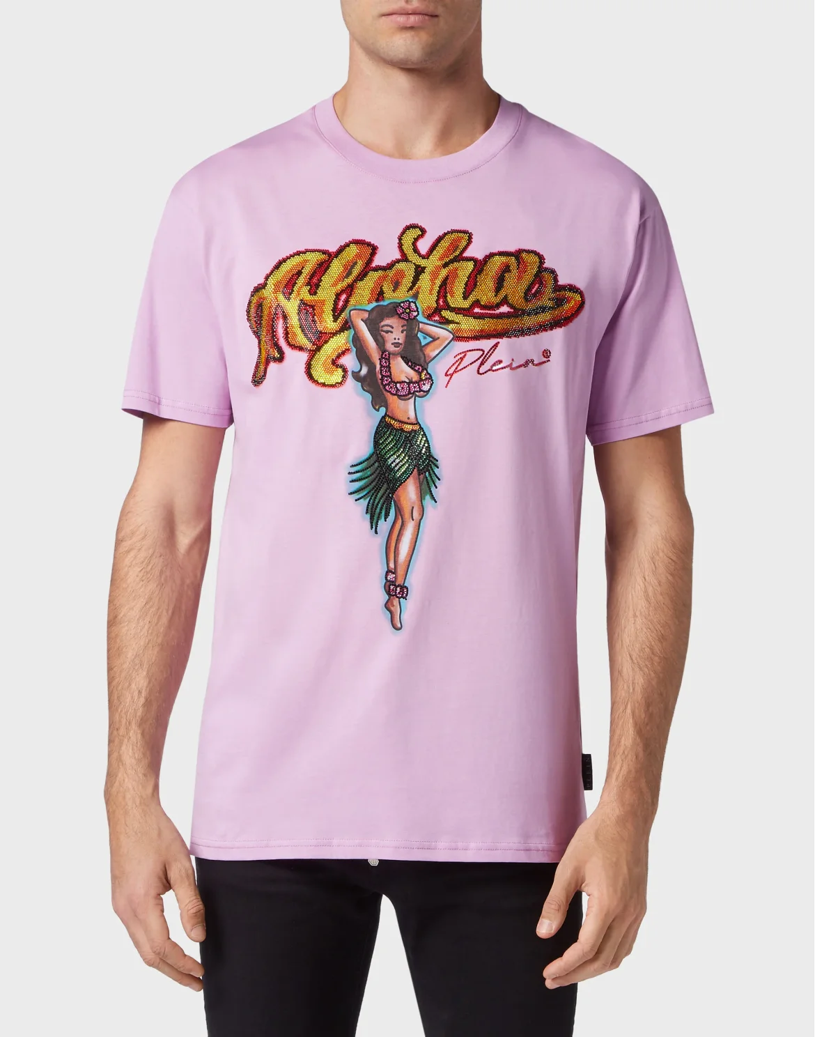 T-shirt Round Neck SS Hawaii, цвет: Розовый