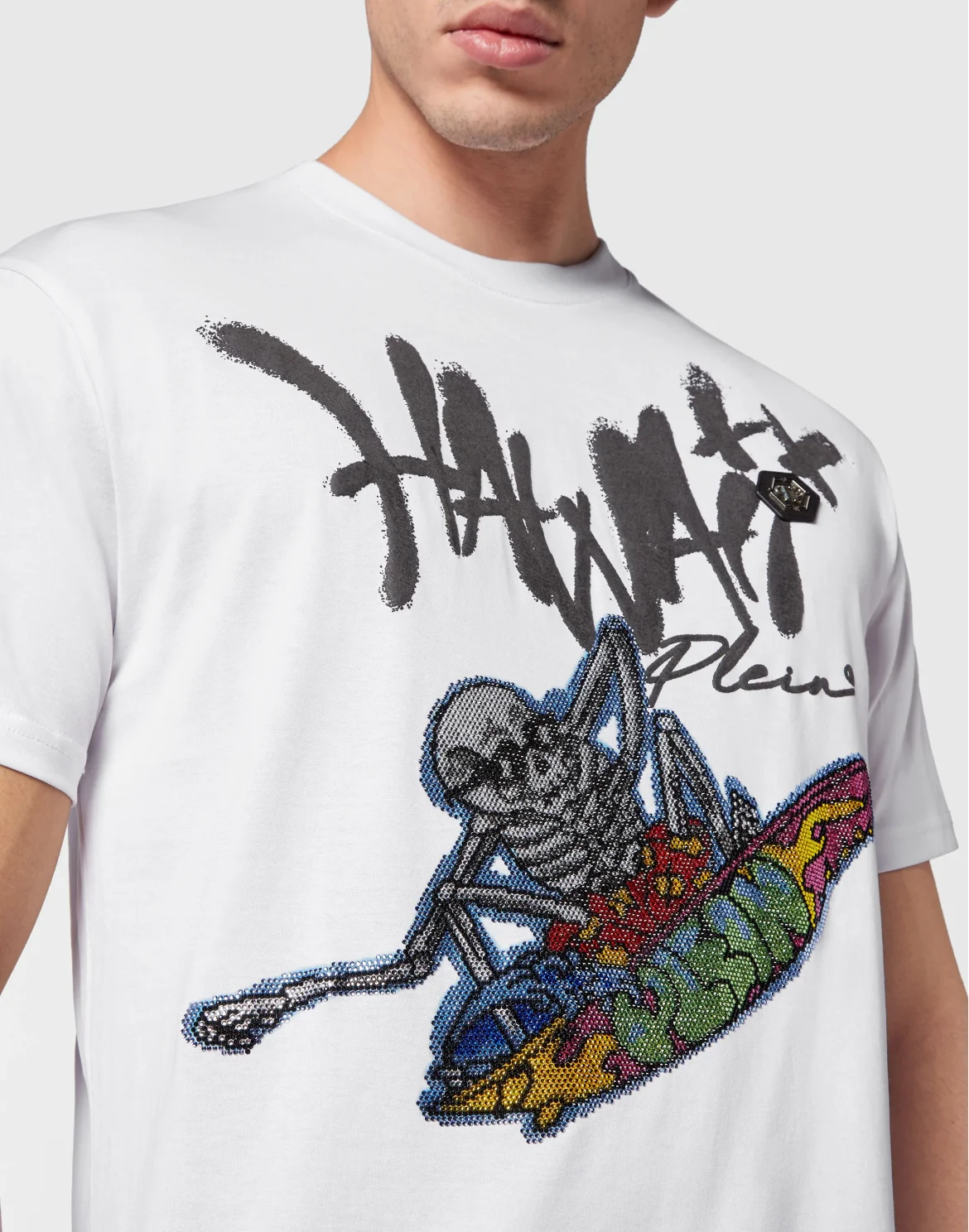 T-shirt Round Neck SS Hawaii, цвет: Белый