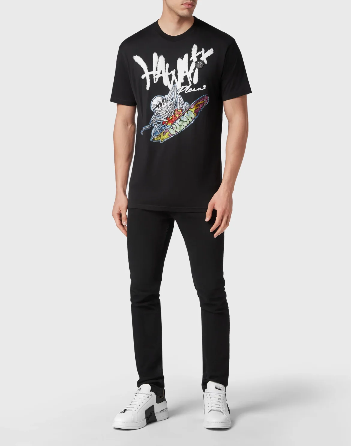 T-shirt Round Neck SS Hawaii, цвет: Черный