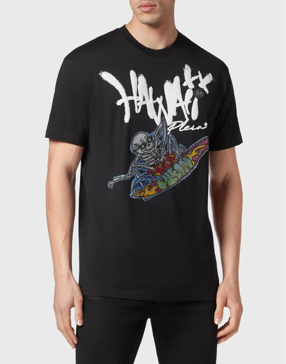 T-shirt Round Neck SS Hawaii, цвет: Черный
