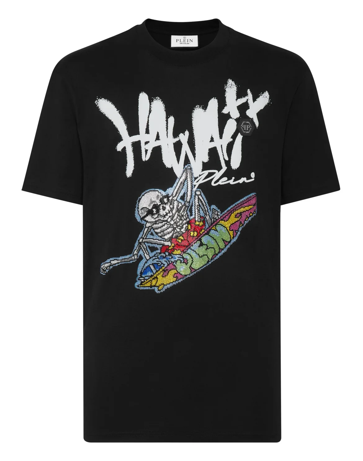 T-shirt Round Neck SS Hawaii, цвет: Черный