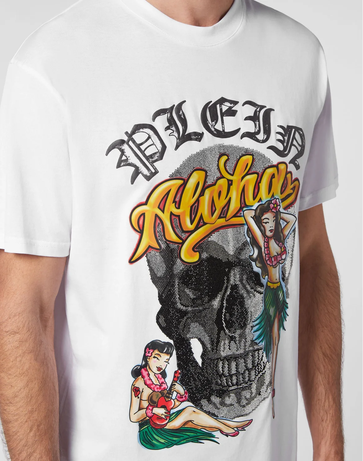 T-shirt Round Neck SS Hawaii, цвет: Белый