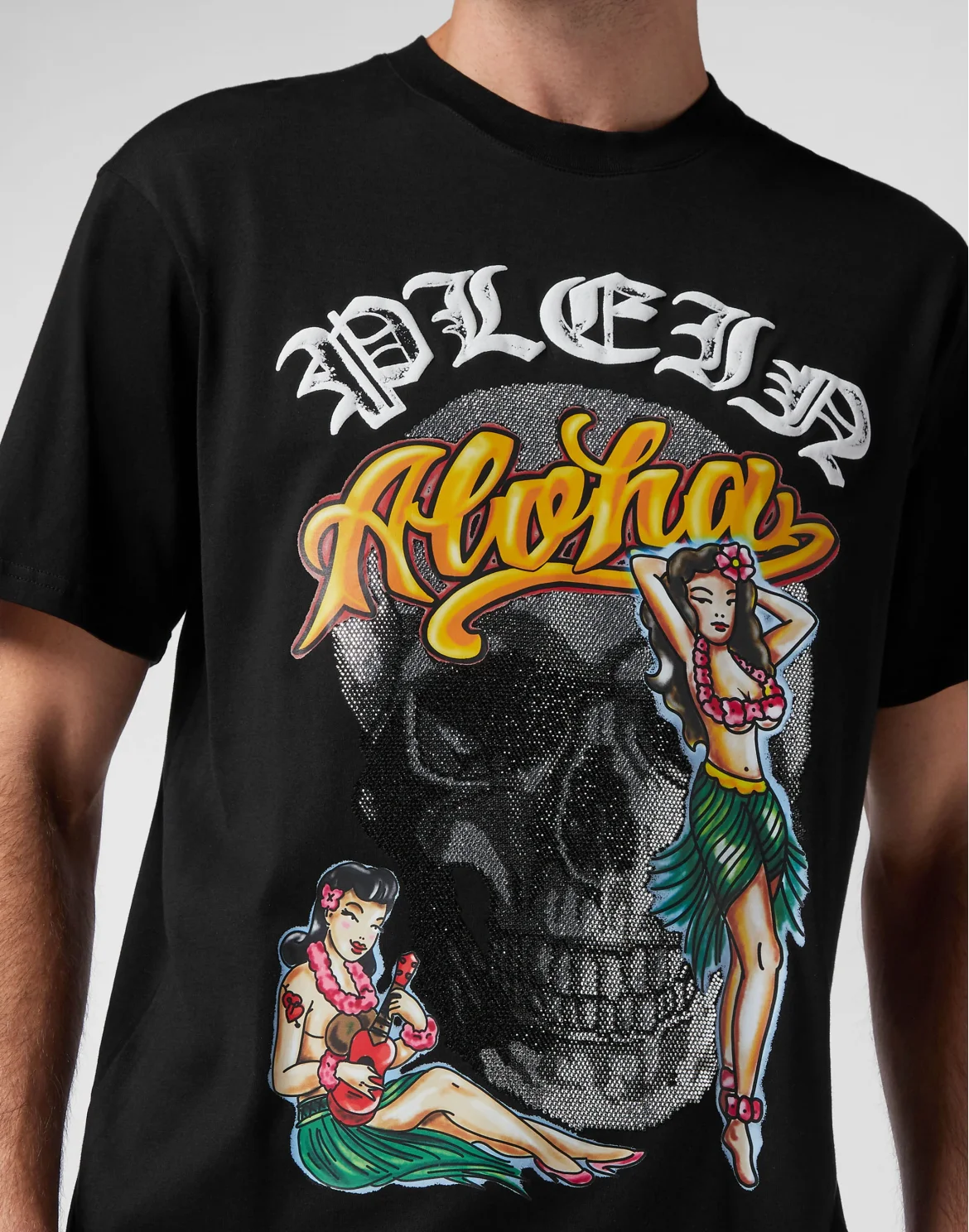 T-shirt Round Neck SS Hawaii, цвет: Черный