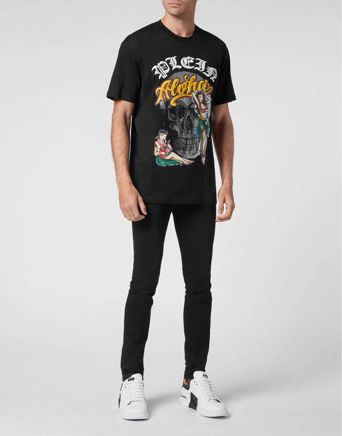 T-shirt Round Neck SS Hawaii, цвет: Черный