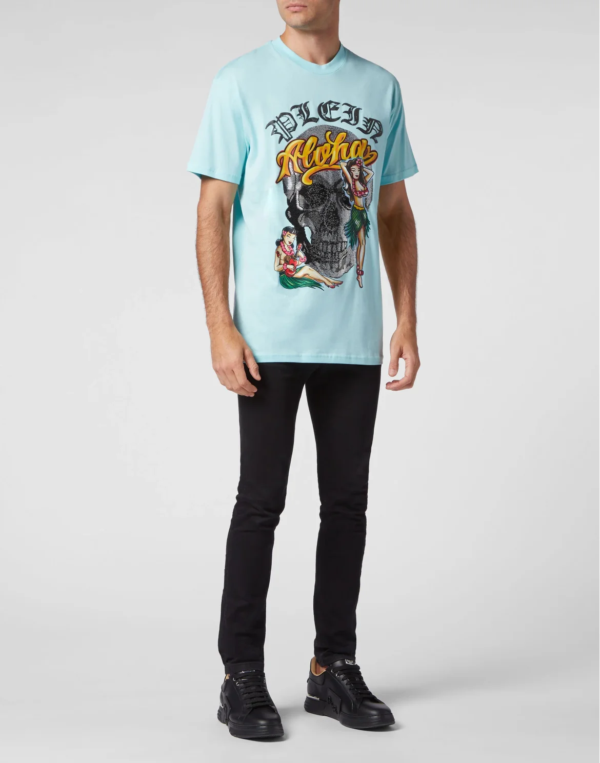 T-shirt Round Neck SS Hawaii, цвет: Голубой
