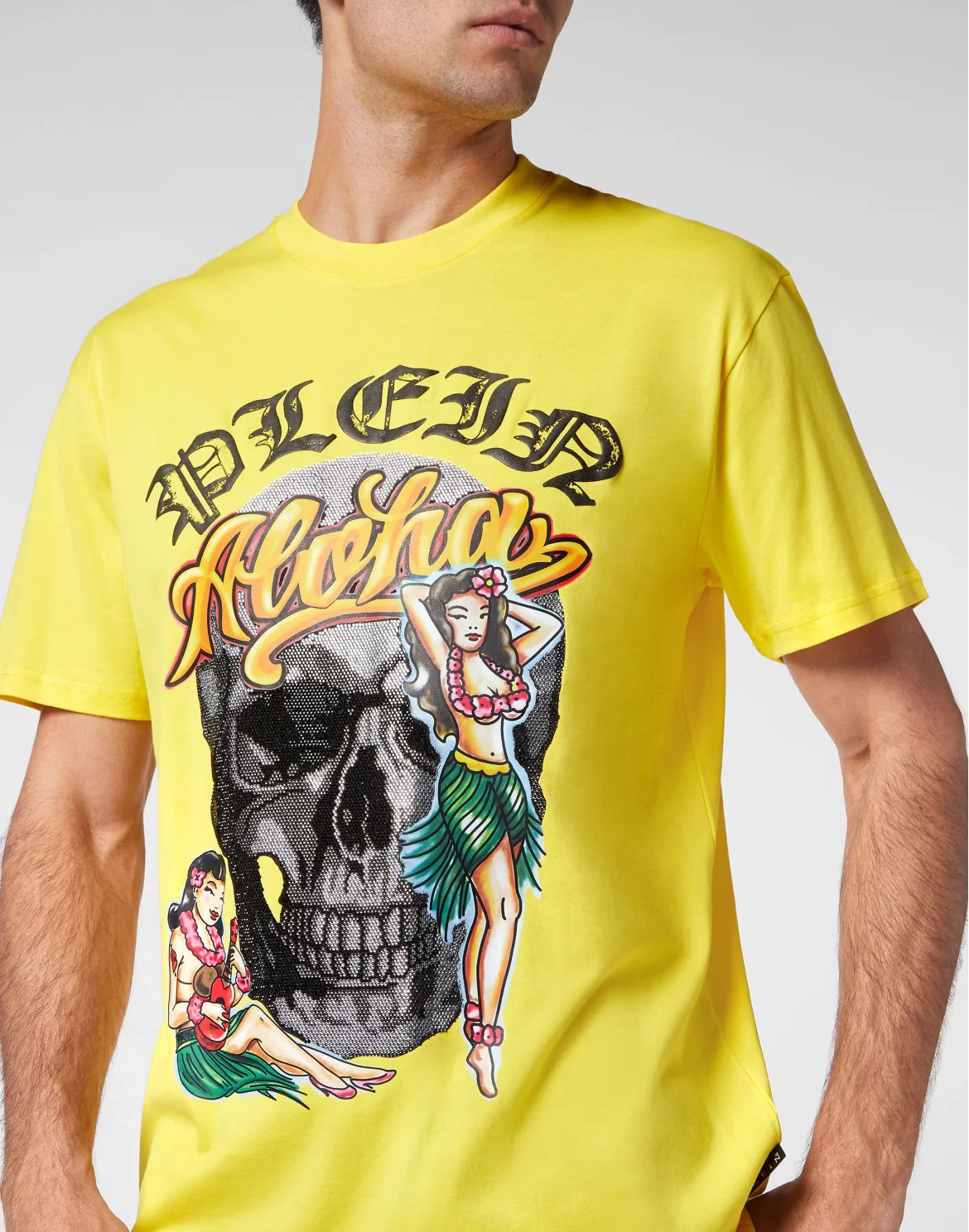 T-shirt Round Neck SS Hawaii, цвет: Желтый