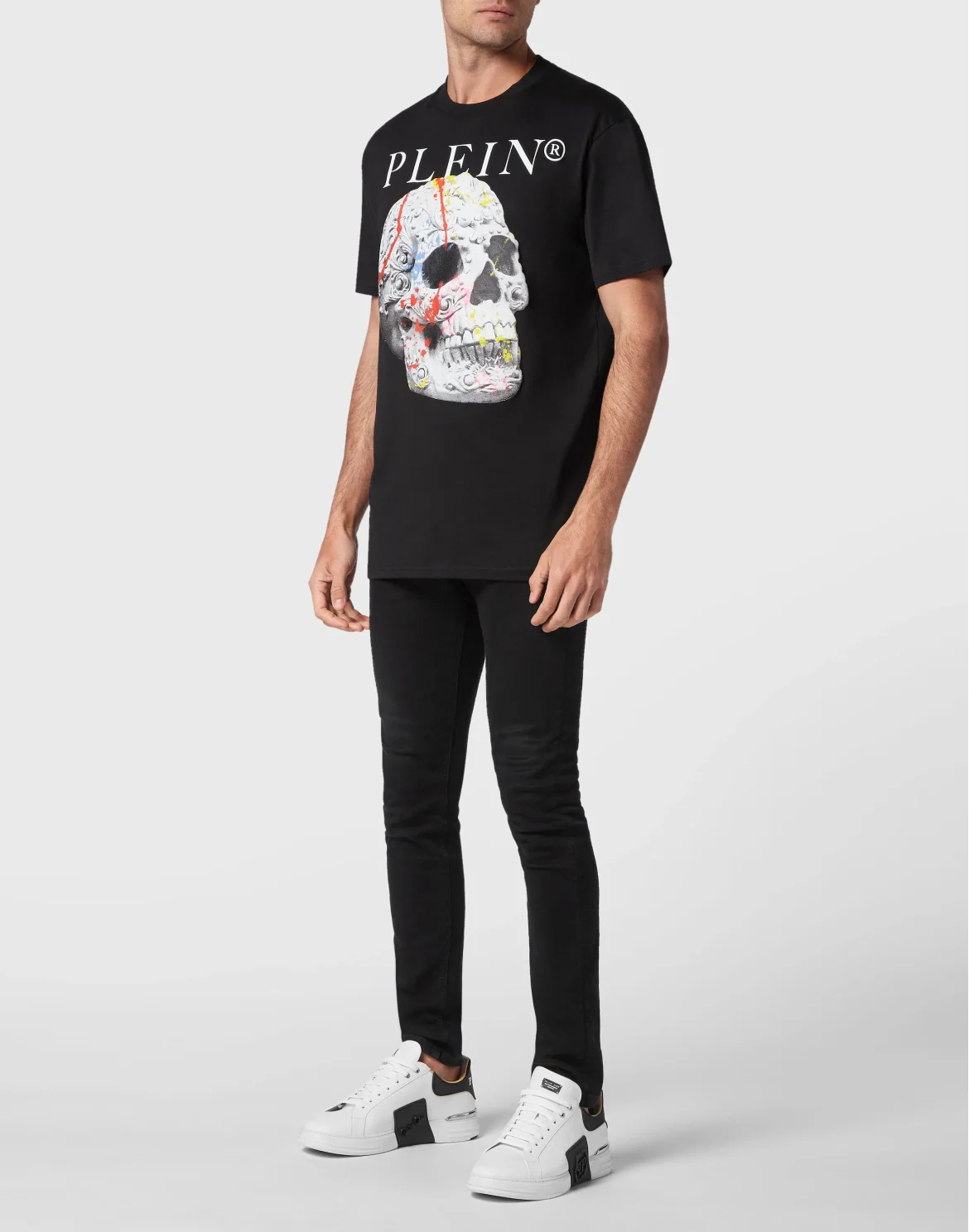 T-shirt Round Neck SS Skull, цвет: Черный