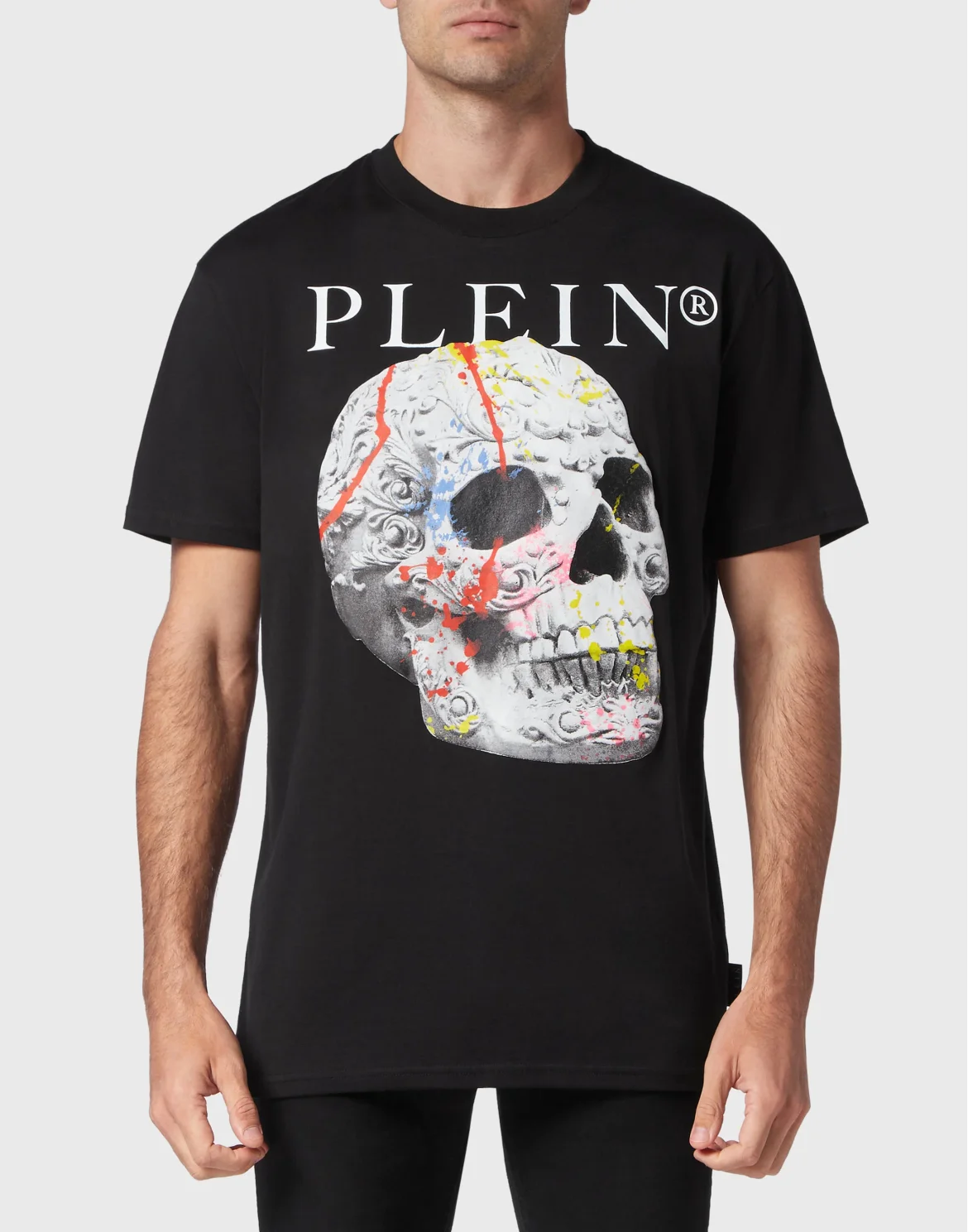 T-shirt Round Neck SS Skull, цвет: Черный