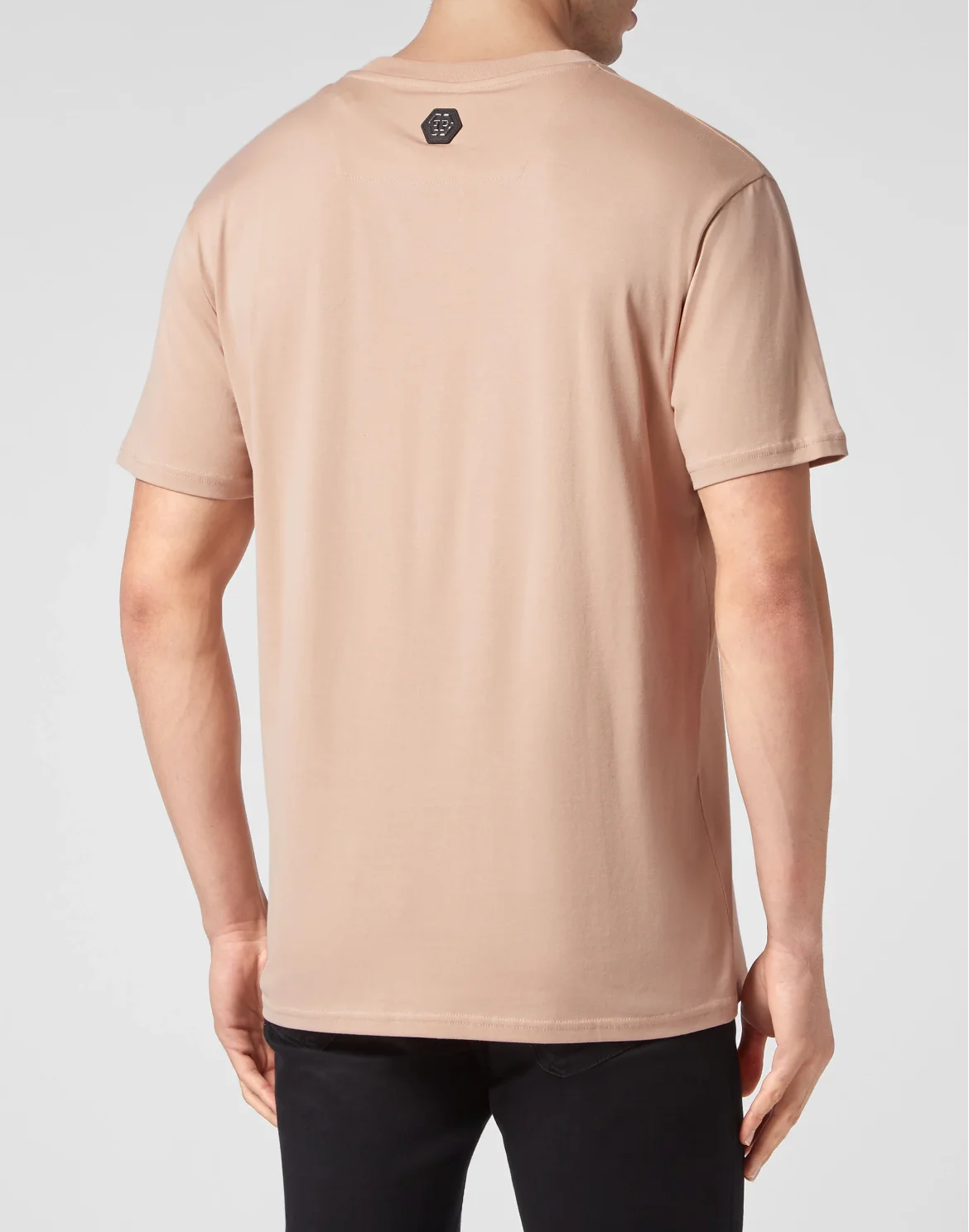 T-shirt Round Neck SS Skull, цвет: Бежевый