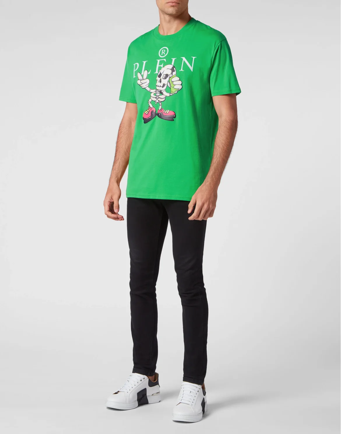 T-shirt Round Neck SS Skully Gang, цвет: Зеленый