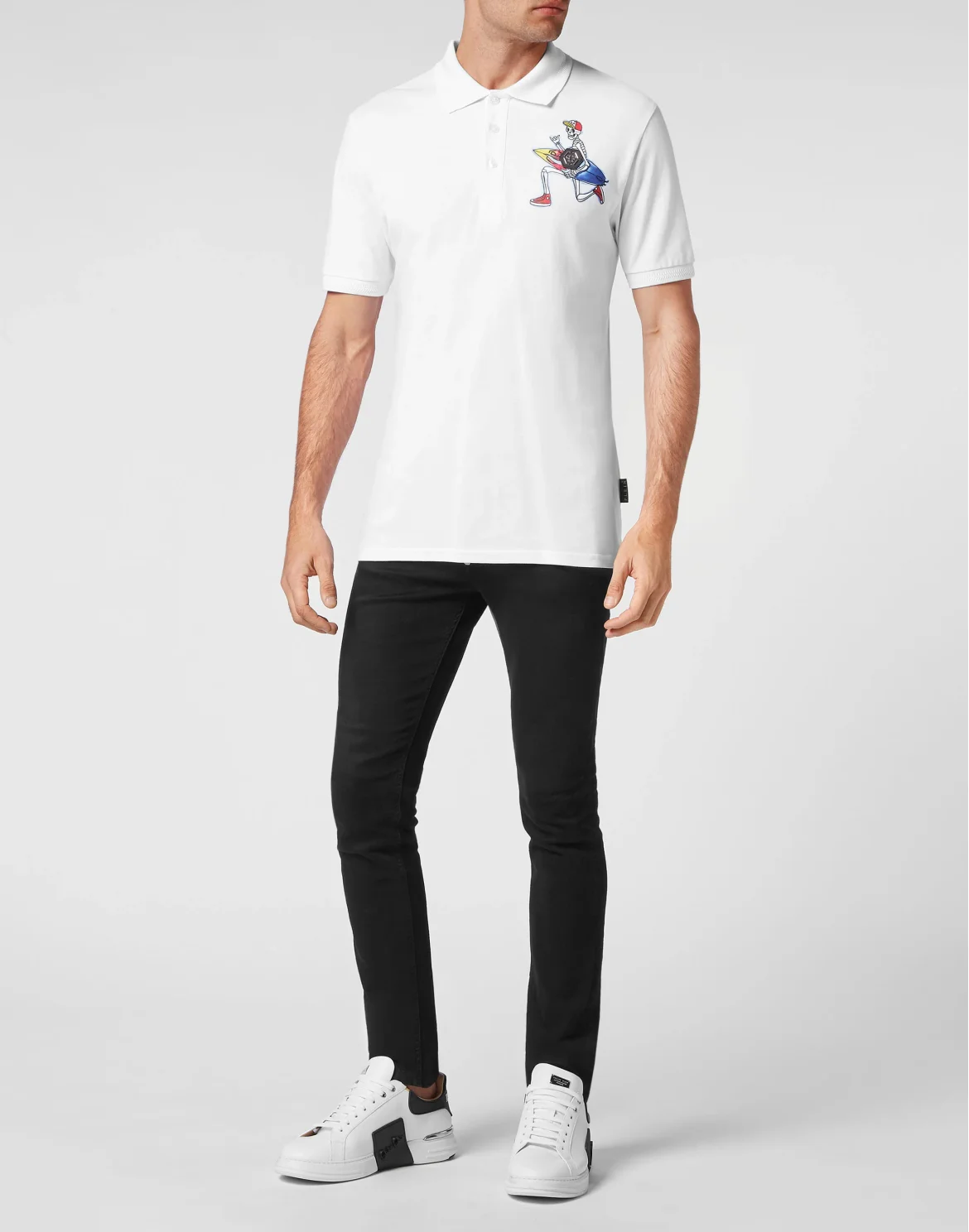 Slim Fit Polo shirt SS Hawaii, цвет: Белый
