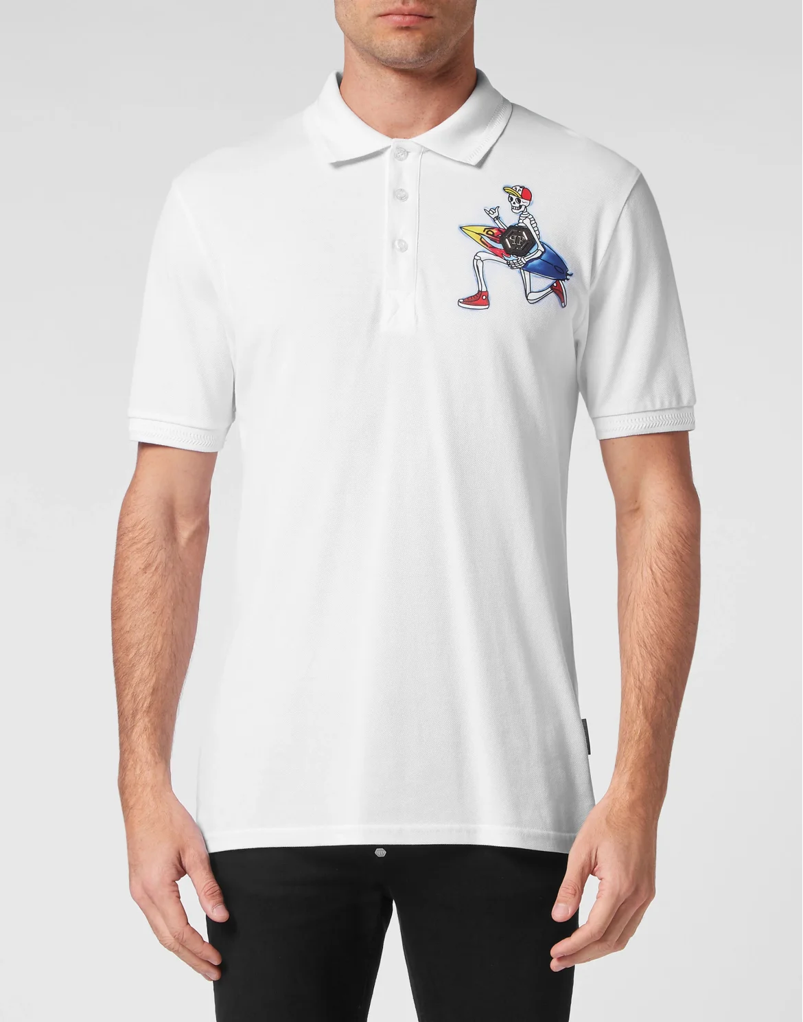 Slim Fit Polo shirt SS Hawaii, цвет: Белый