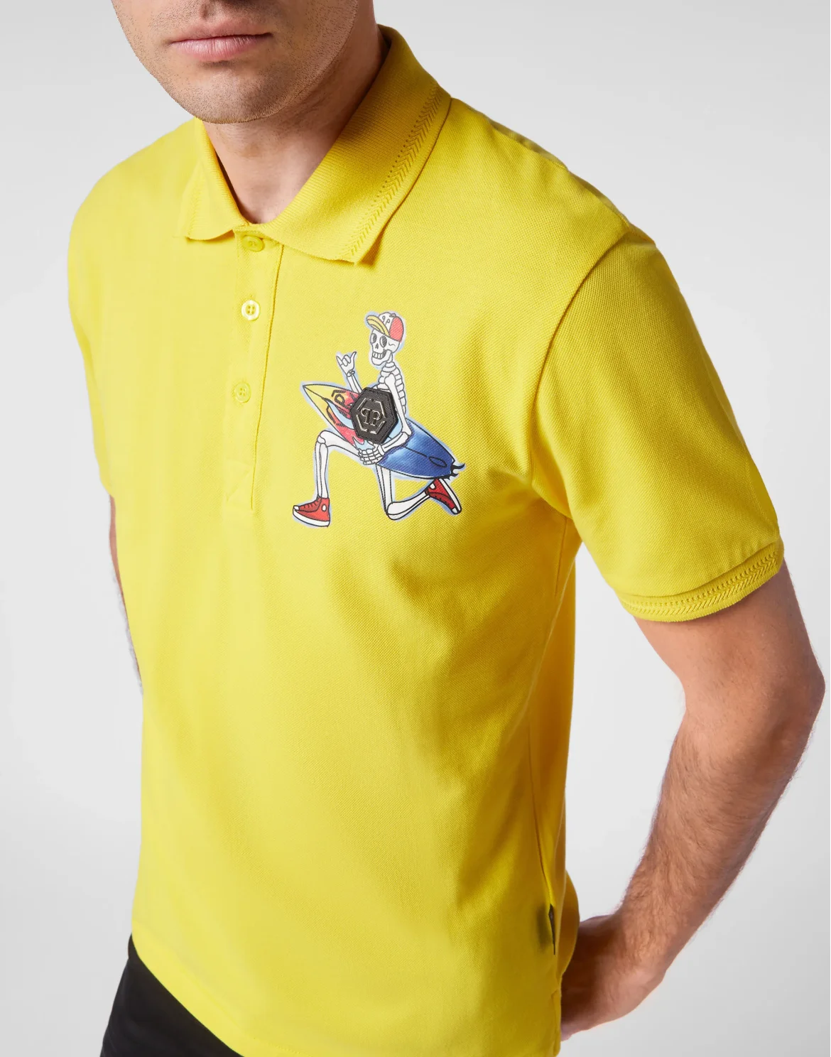 Slim Fit Polo shirt SS Hawaii, цвет: Желтый