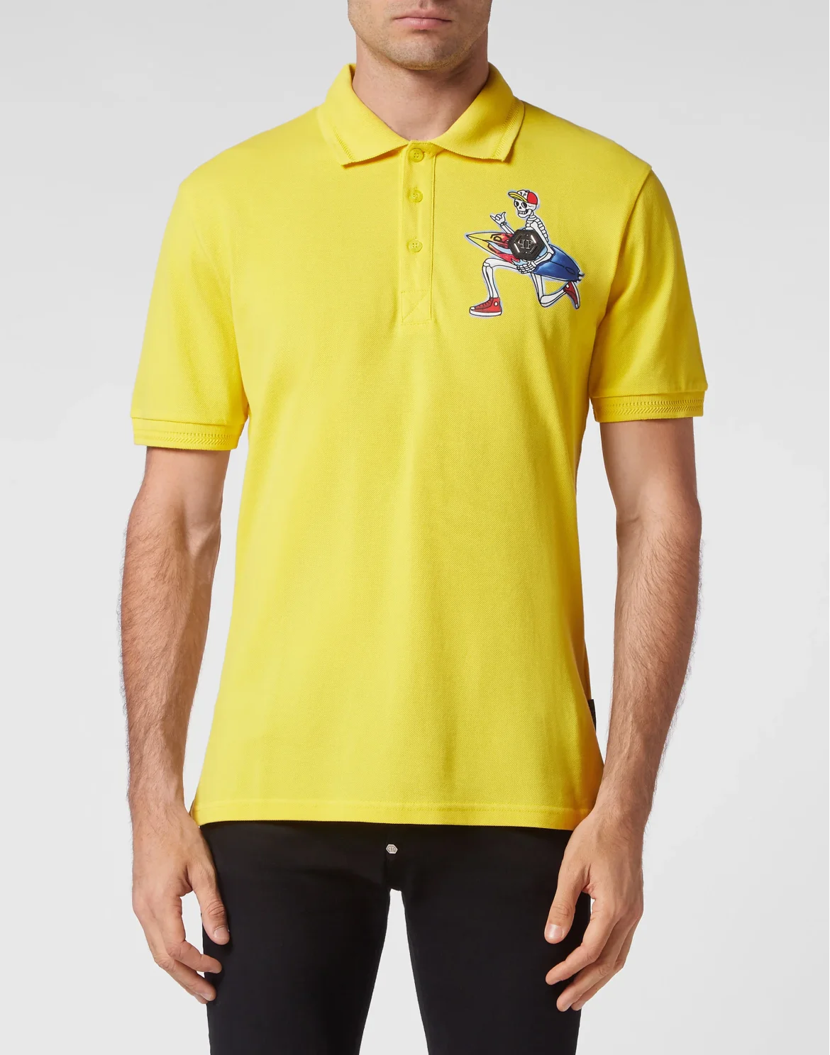 Slim Fit Polo shirt SS Hawaii, цвет: Желтый