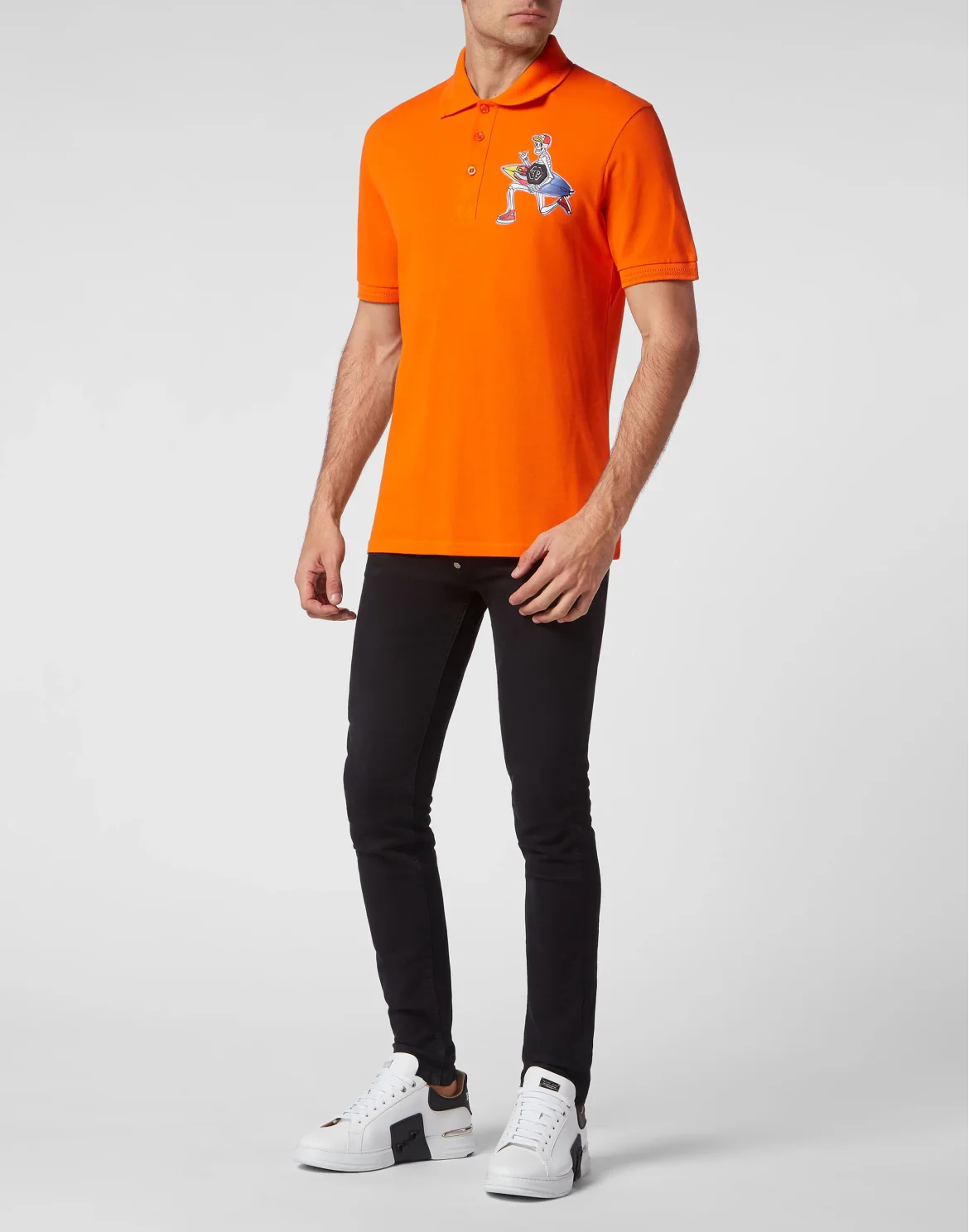 Slim Fit Polo shirt SS Hawaii, цвет: Оранжевый