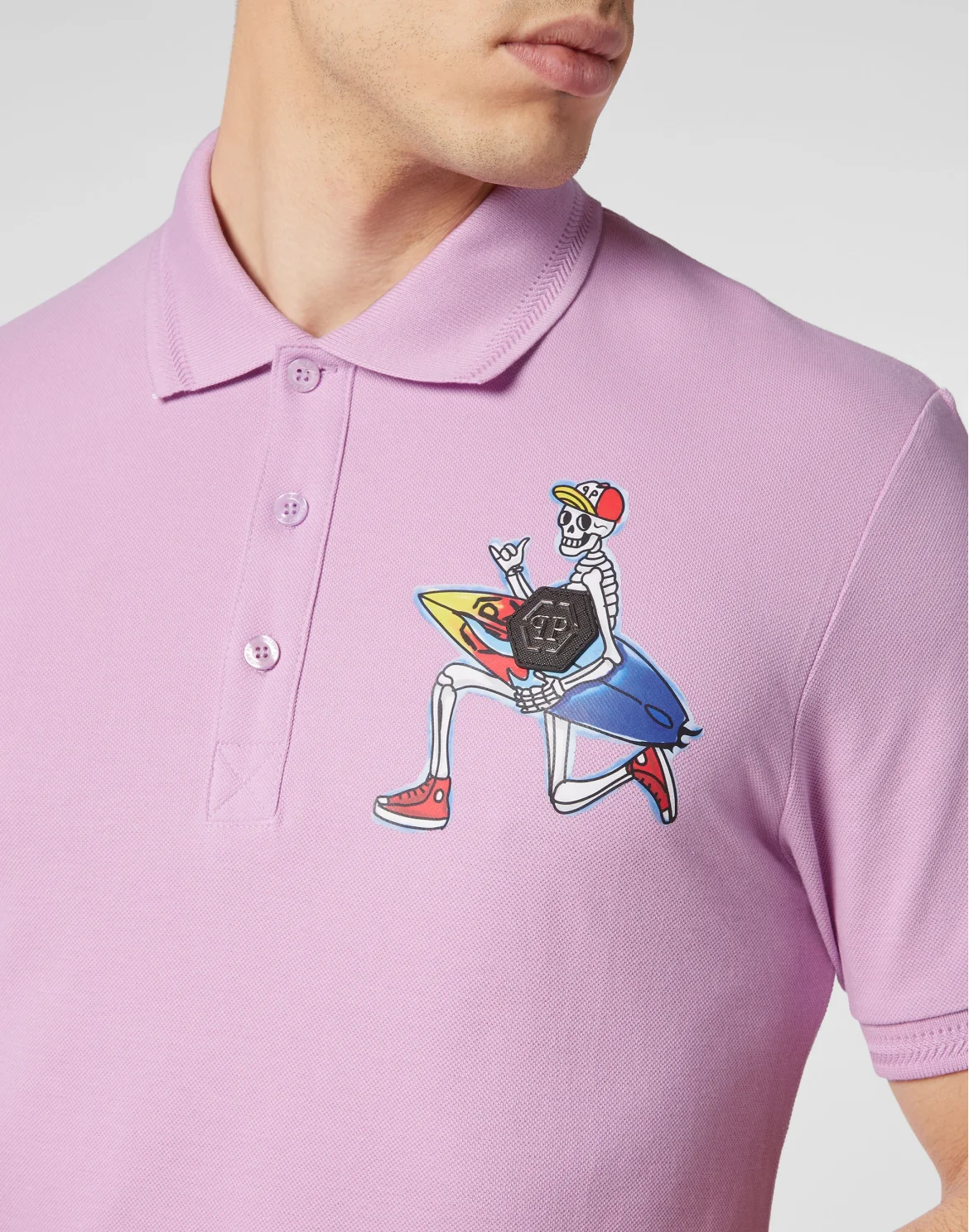 Slim Fit Polo shirt SS Hawaii, цвет: Розовый