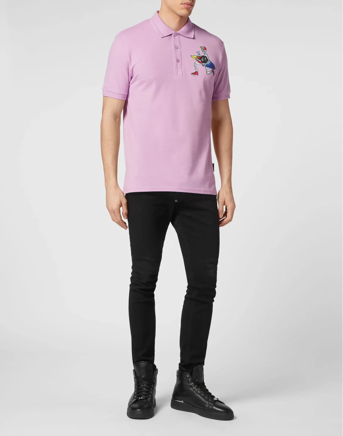 Slim Fit Polo shirt SS Hawaii, цвет: Розовый