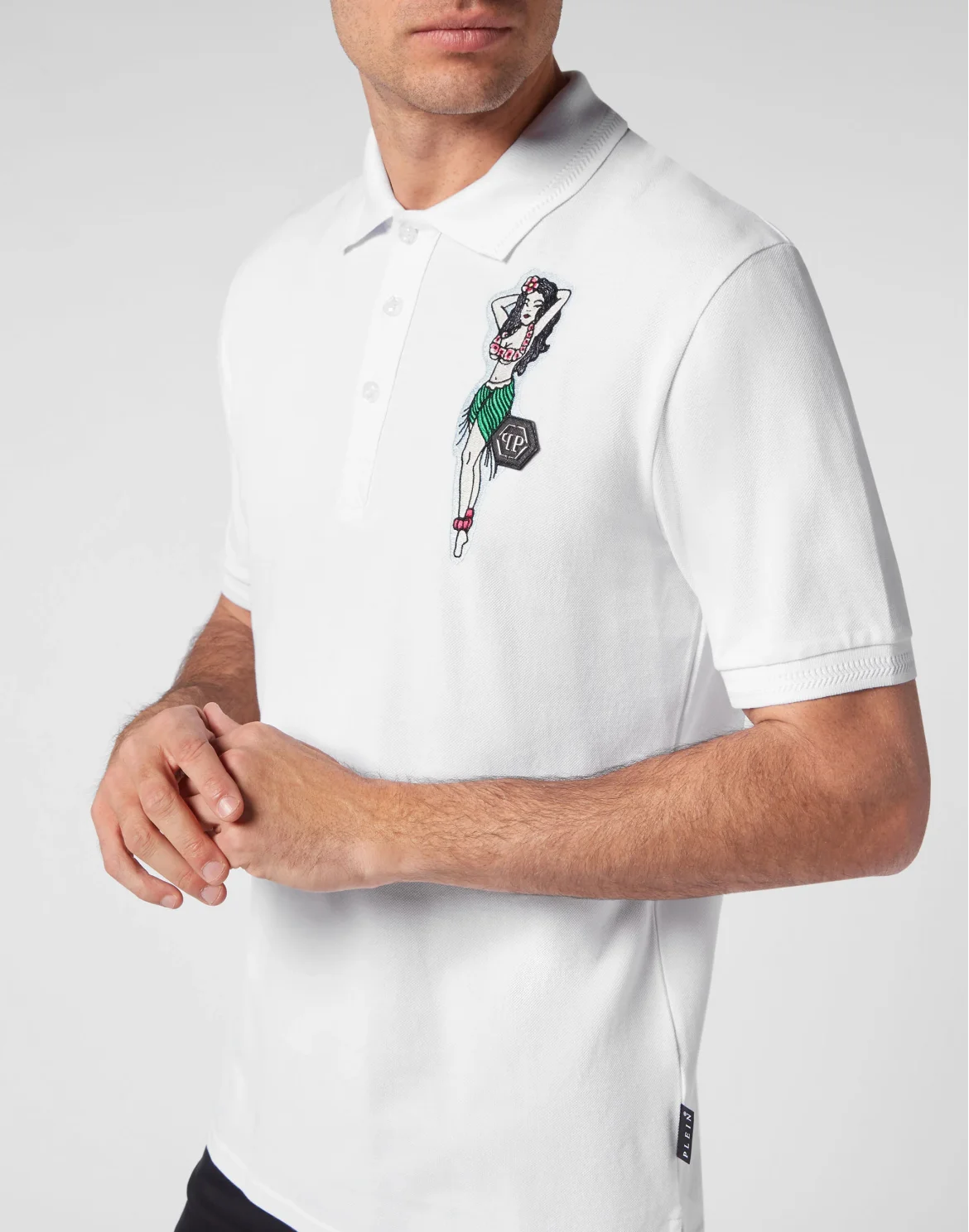 Slim Fit Polo shirt SS Hawaii, цвет: Белый