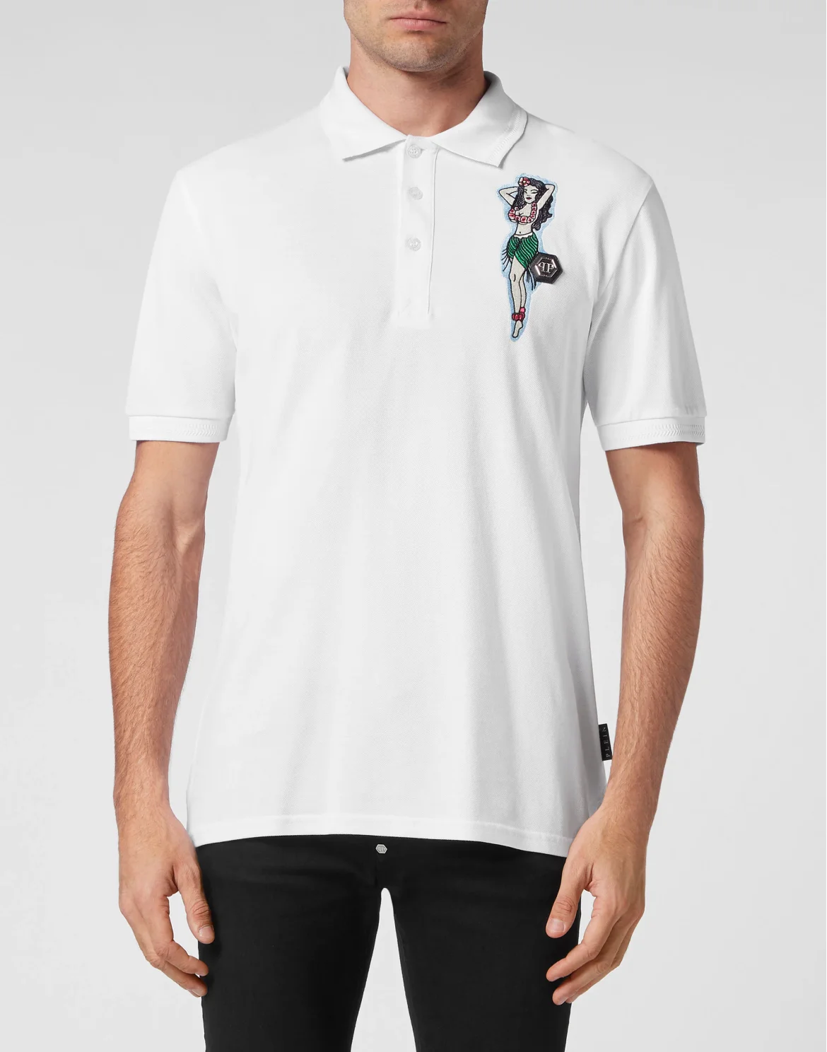 Slim Fit Polo shirt SS Hawaii, цвет: Белый