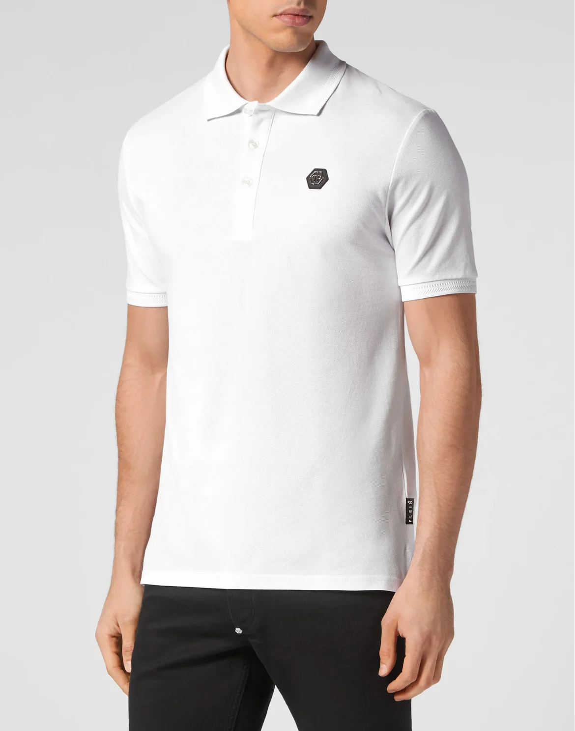 Slim Fit Polo shirt SS Skully Gang, цвет: Белый