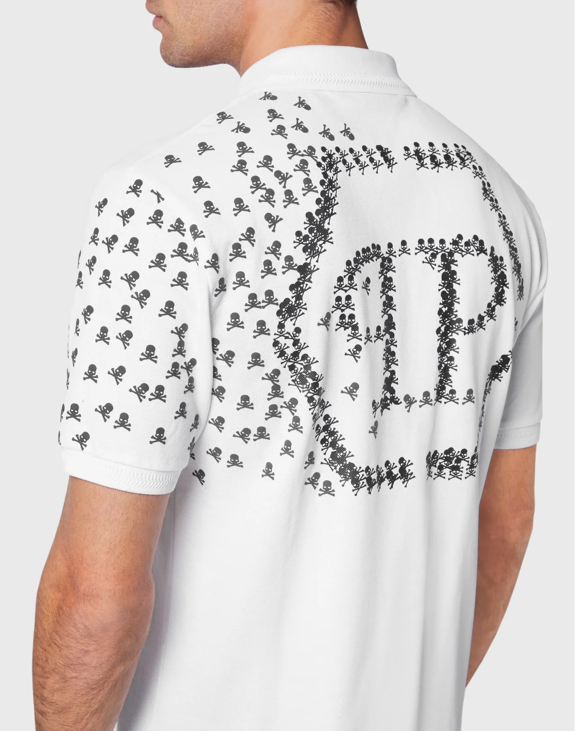 Slim Fit Polo shirt SS Skull&Bones, цвет: Белый