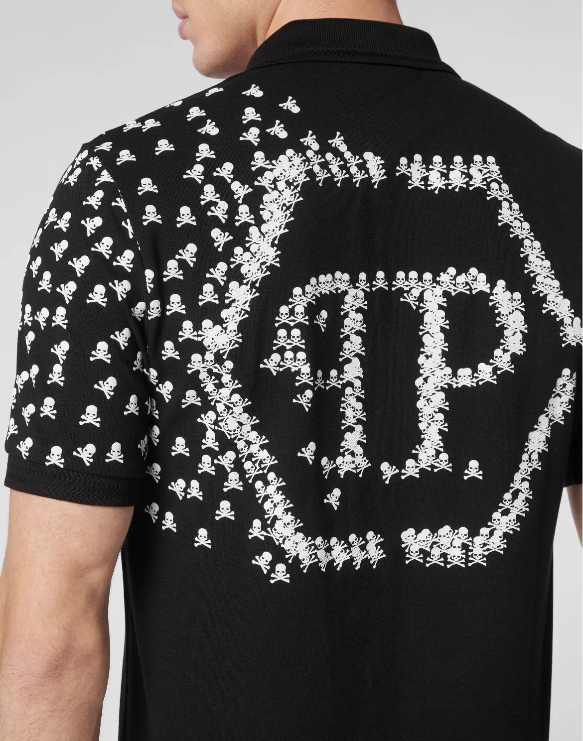 Slim Fit Polo shirt SS Skull&Bones, цвет: Черный