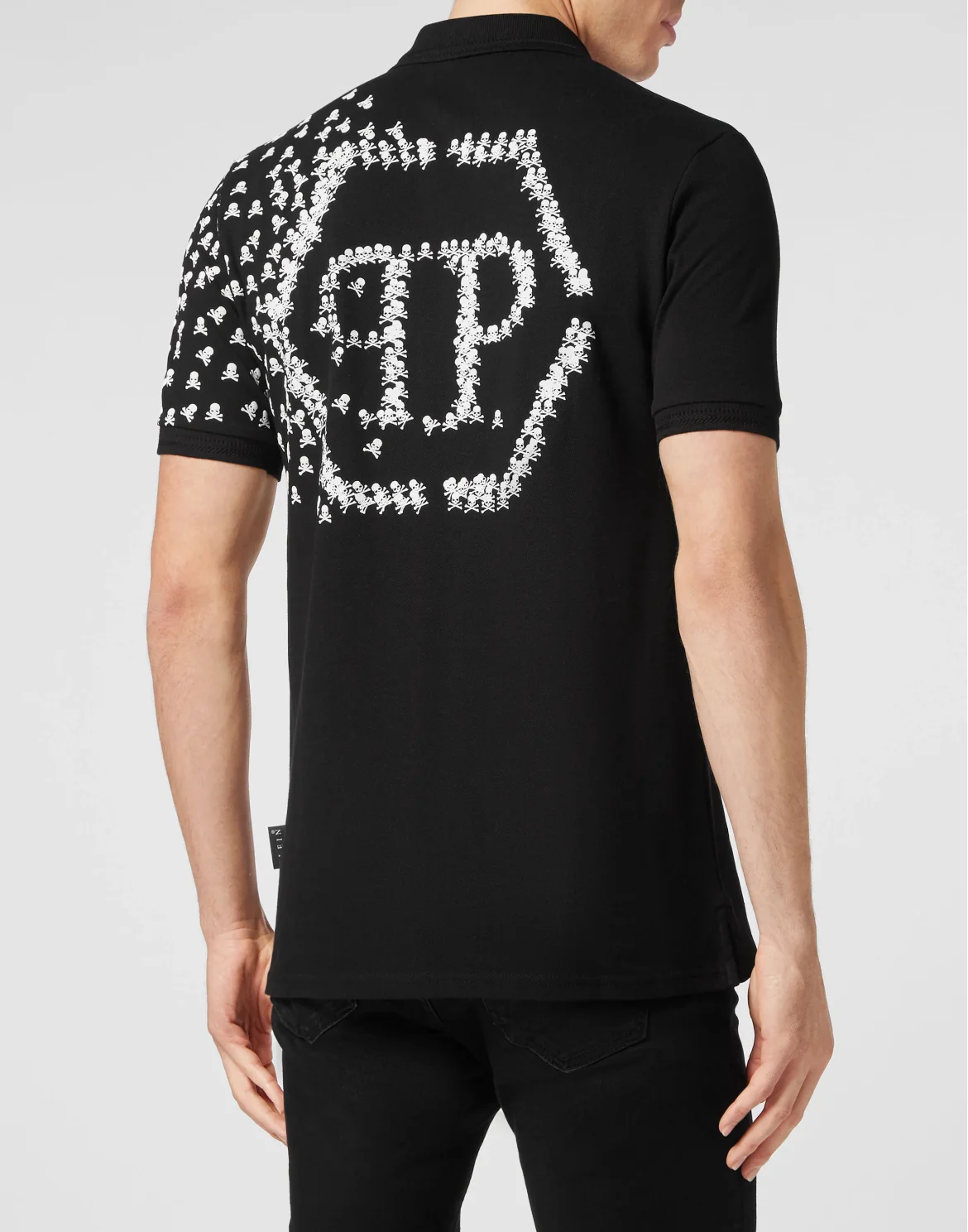 Slim Fit Polo shirt SS Skull&Bones, цвет: Черный