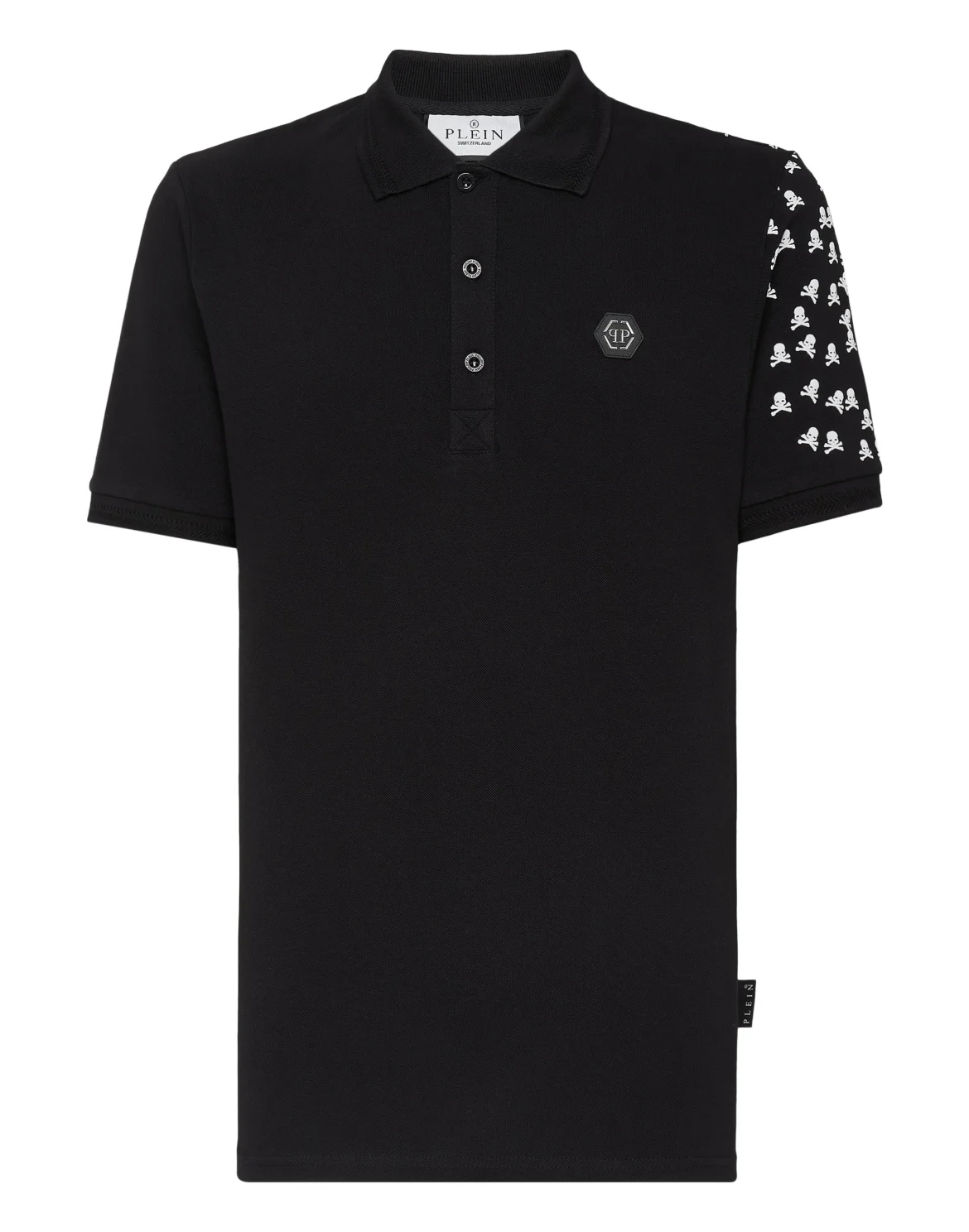 Slim Fit Polo shirt SS Skull&Bones, цвет: Черный