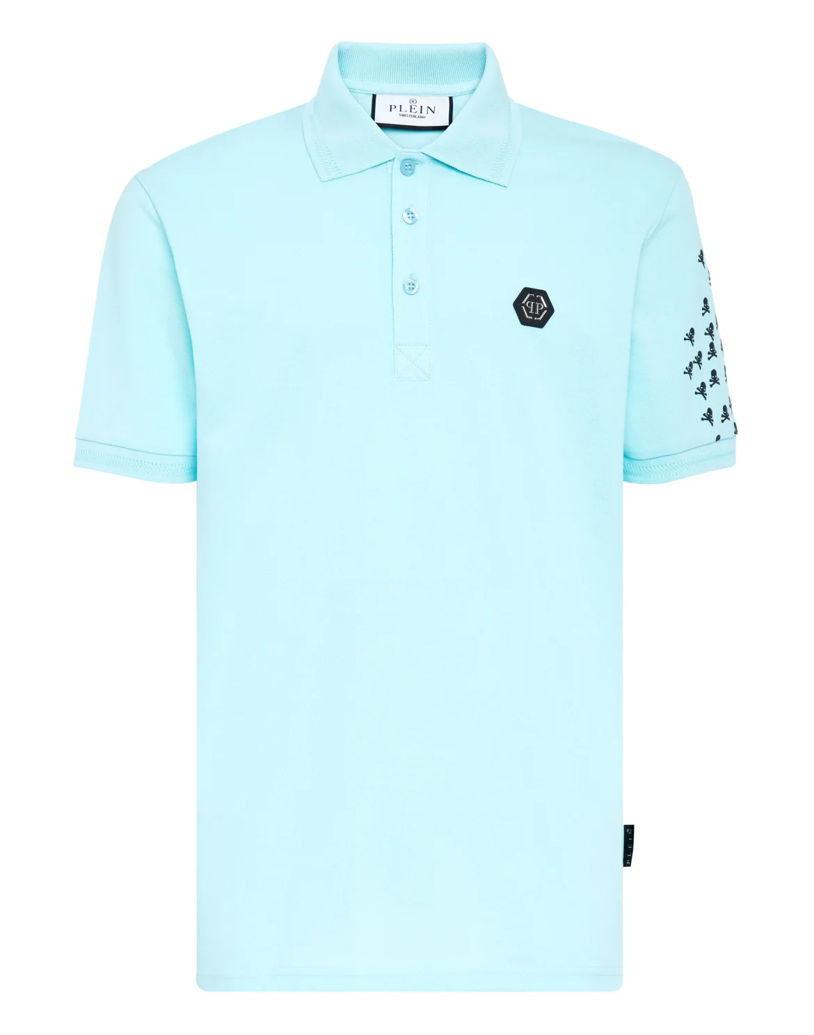 Slim Fit Polo shirt SS Skull&Bones, цвет: Голубой