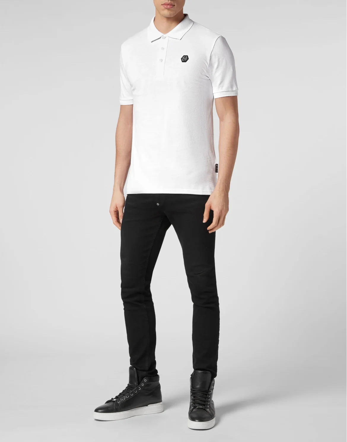 Slim Fit Polo shirt SS Stars, цвет: Белый