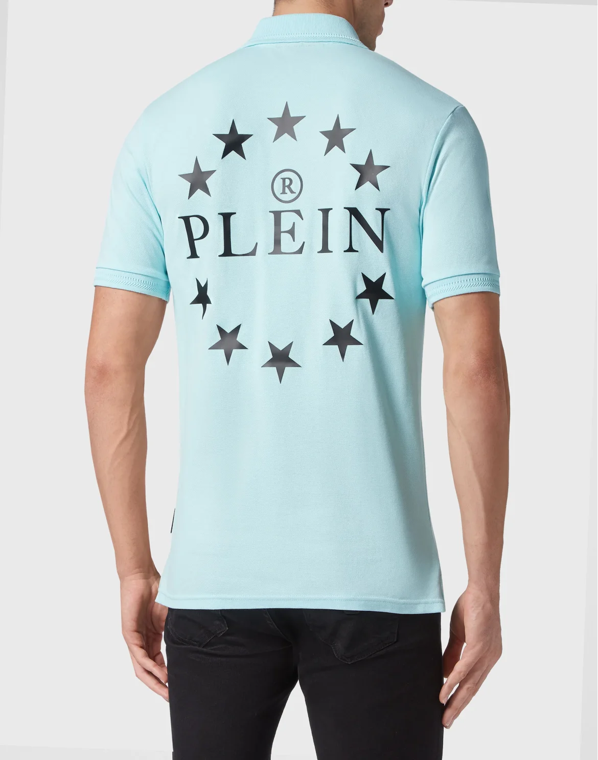Slim Fit Polo shirt SS Stars, цвет: Голубой
