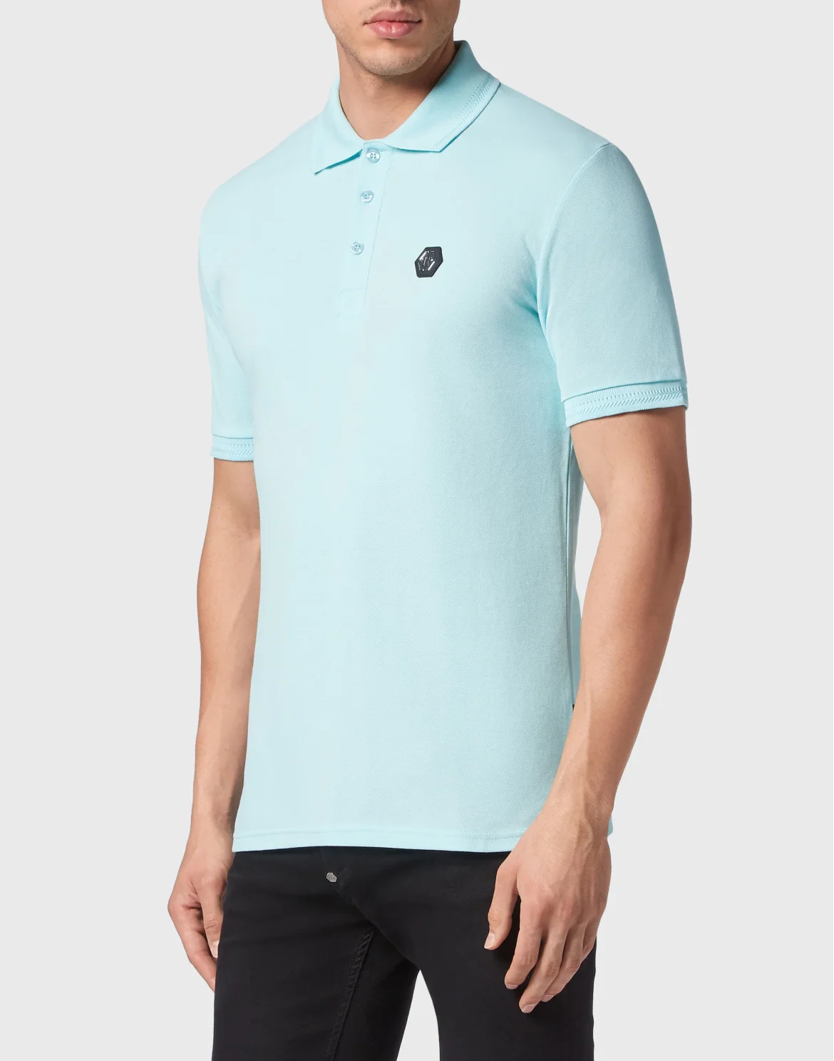Slim Fit Polo shirt SS Stars, цвет: Голубой